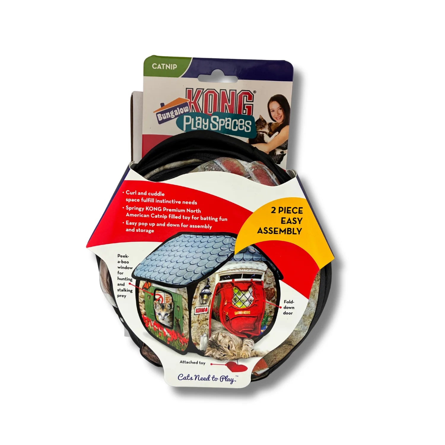 Kong Play Spaces packaging with catnip on a white background